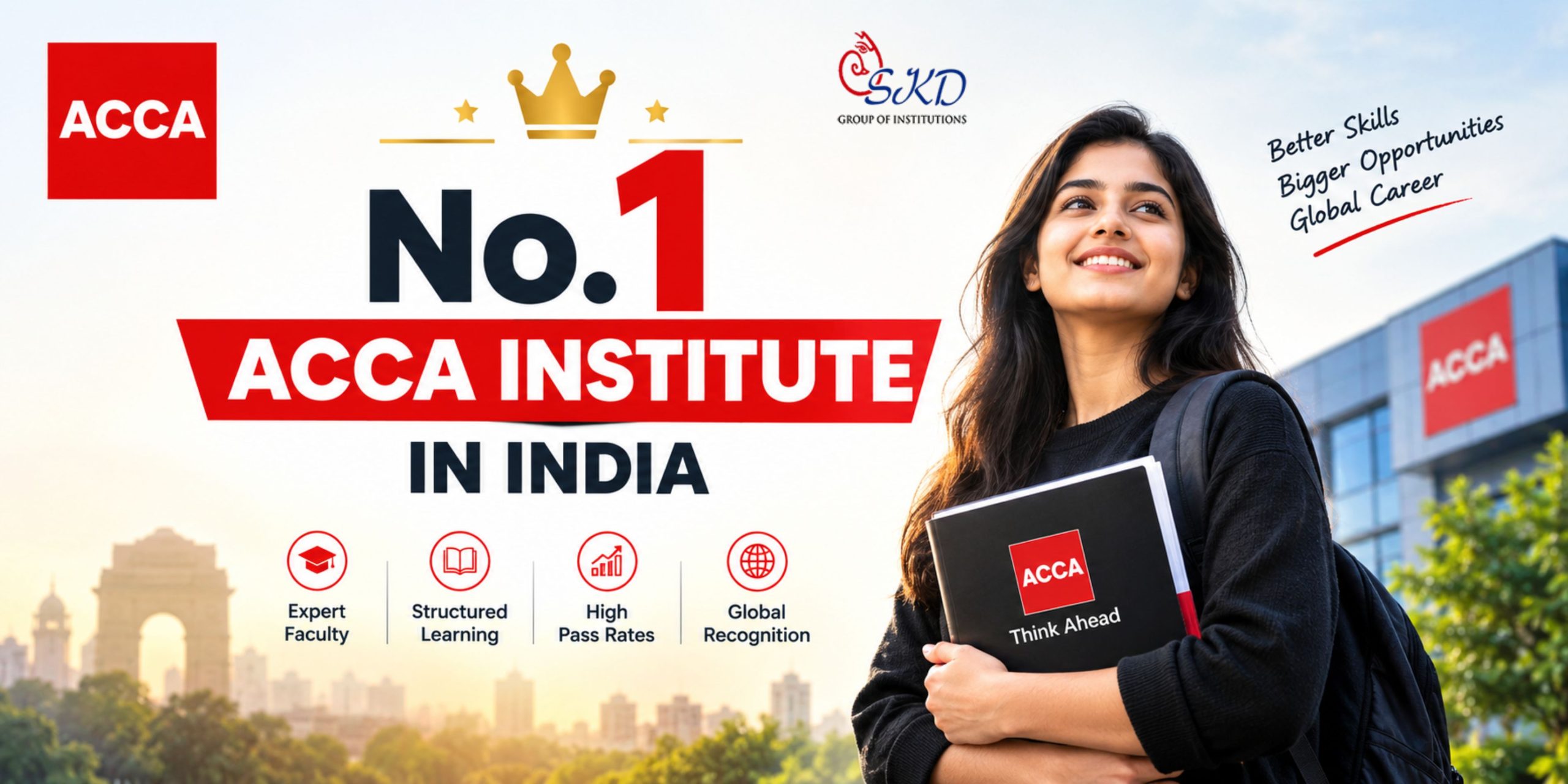 No. 1 ACCA Institute in India for Global Accounting Careers